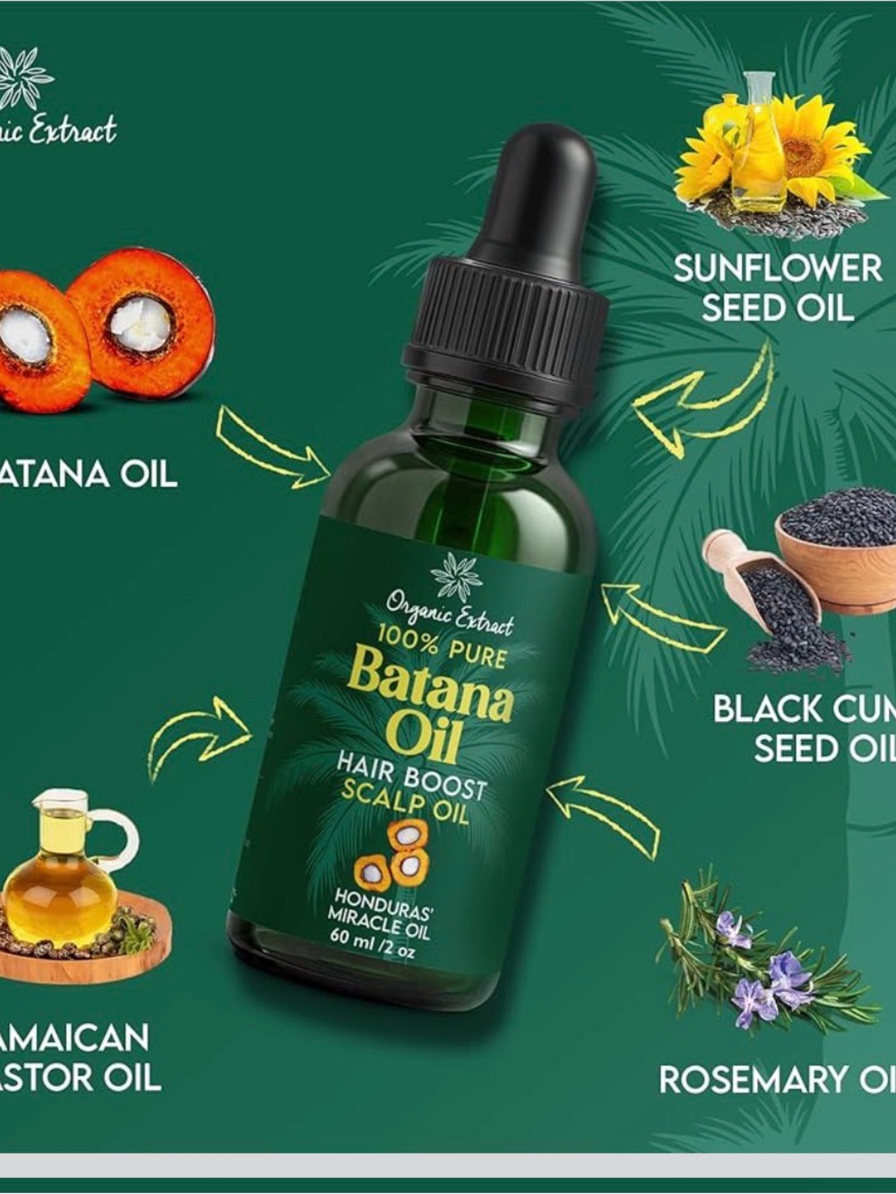 Bantana Oil Blend for hair or skin
